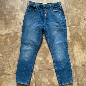 Abercrombie & Fitch The Skinny High Rise Button Fly Jeans, 29